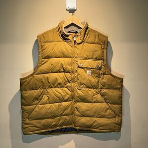 Carhartt Wheat Loose Fit Puffer Vest Men’s Size 2X-Large
